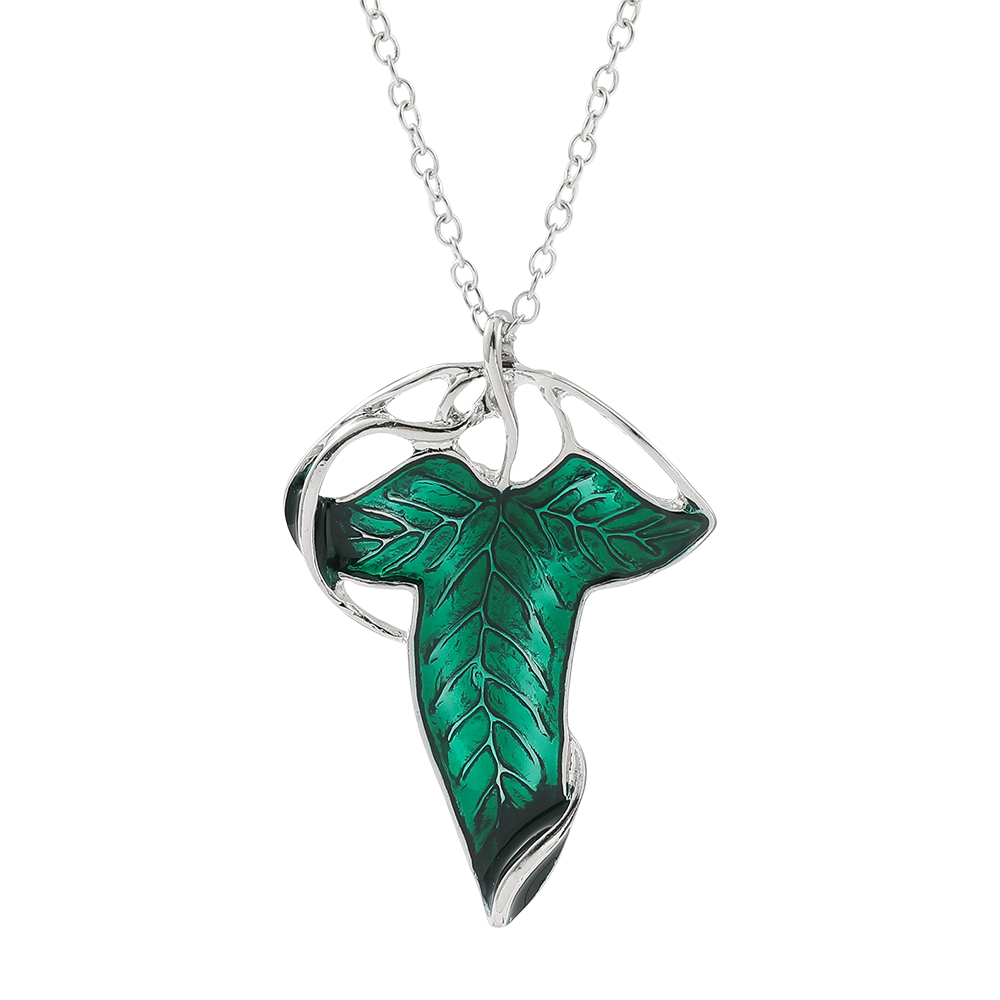 Vintage Urban Fashion - Vintage Green Leaf Pendant Necklace Exquisite