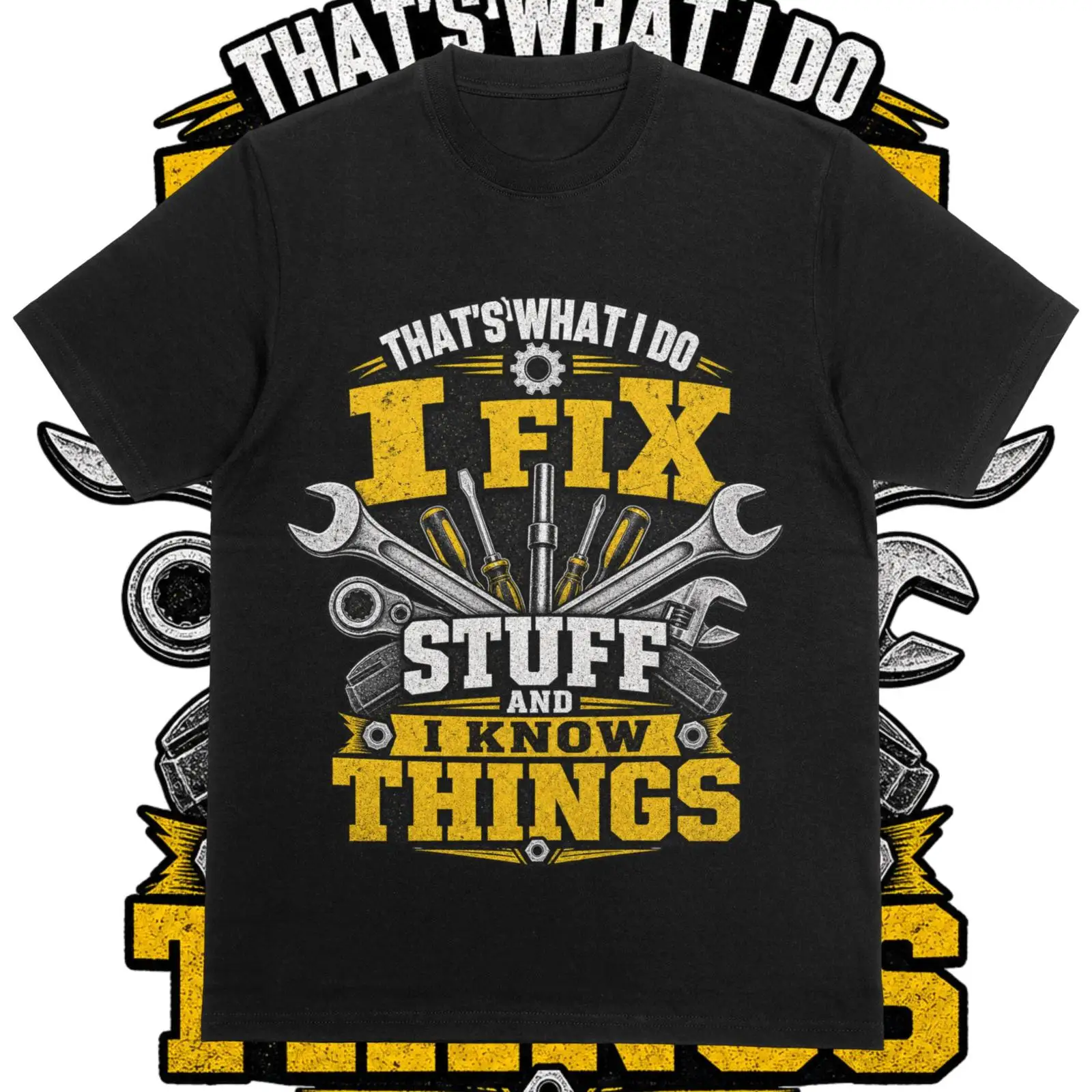 I Fix Stuff And Know Things T  - Vintage Fashion Stuff review and price