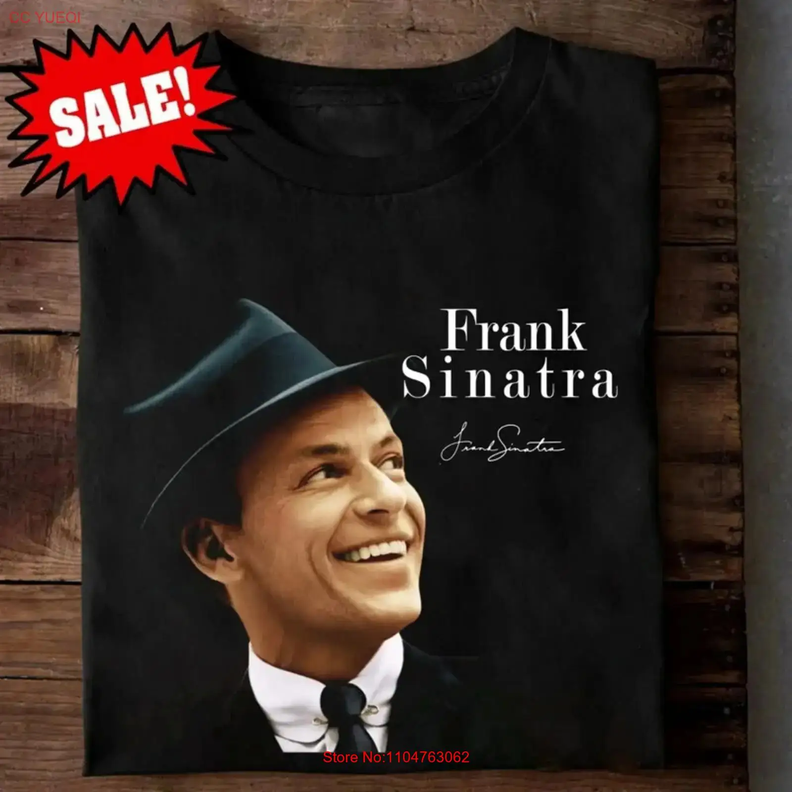 NEW Frank Sinatra Black Cotton - Vintage Fashion News review and price