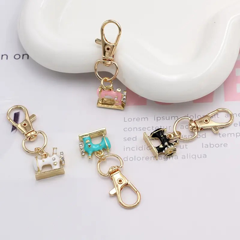 4pcs Mini Sewing Machine Keych - Vintage Fashion Meaning review and price