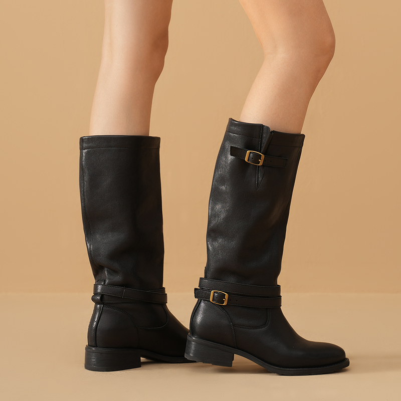 BEAUTODAY Long Boots Women She - Vintage Fashion Heels review and price