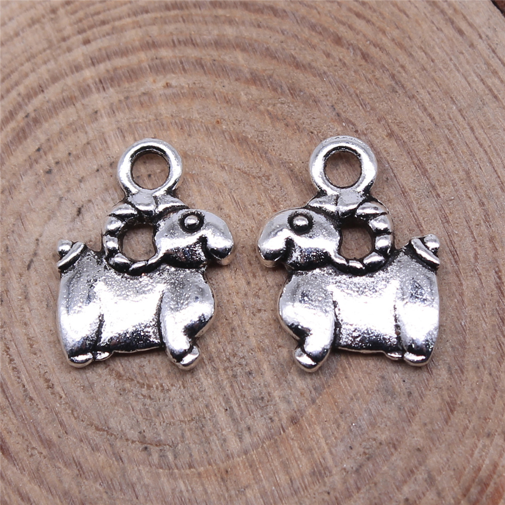 10pcs 11x14mm Antique Silver C - Vintage Urban Fashion review and price