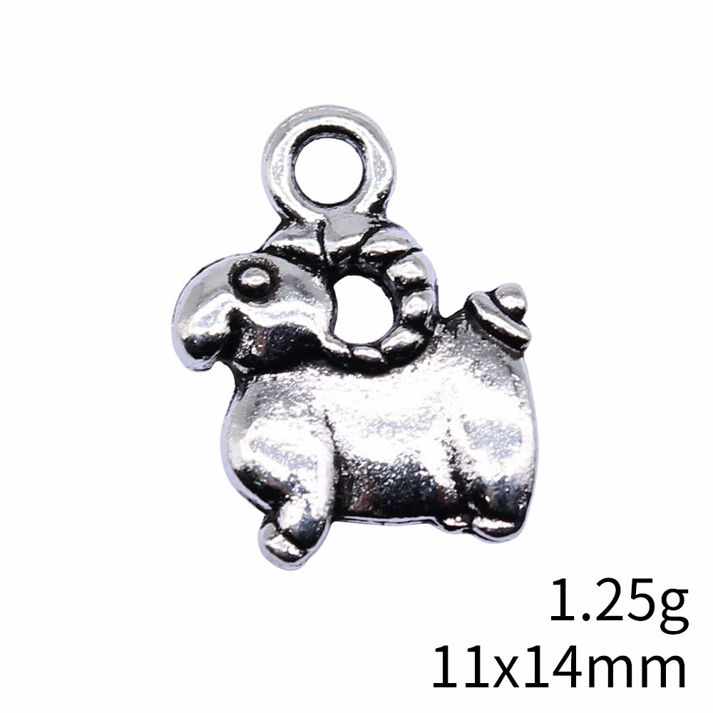10pcs 11x14mm Antique Silver C - Vintage Urban Fashion review and price