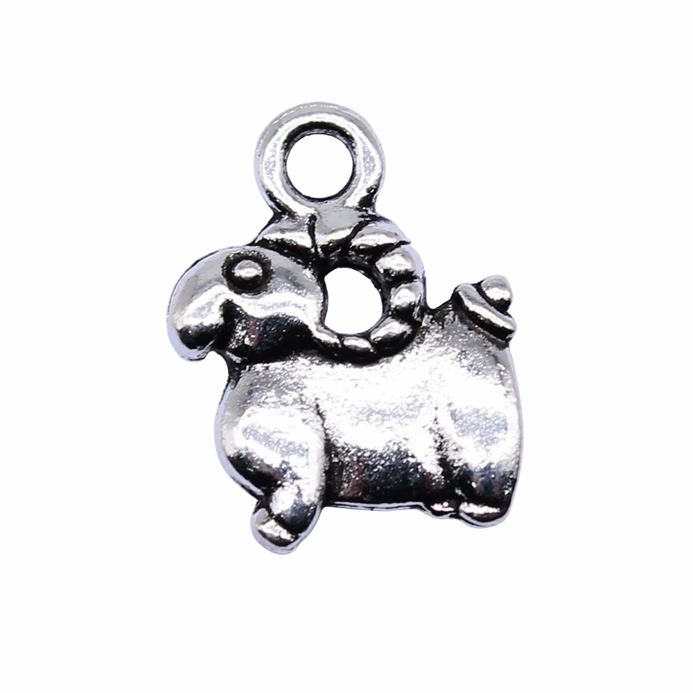 10pcs 11x14mm Antique Silver C - Vintage Urban Fashion review and price