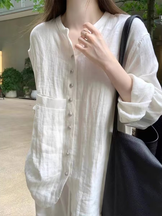 Ladies' White Linen Sun Protec - Vintage Fashion Meaning review and price