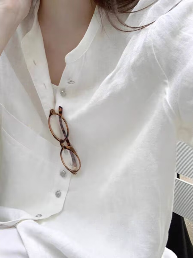Ladies' White Linen Sun Protec - Vintage Fashion Meaning review and price