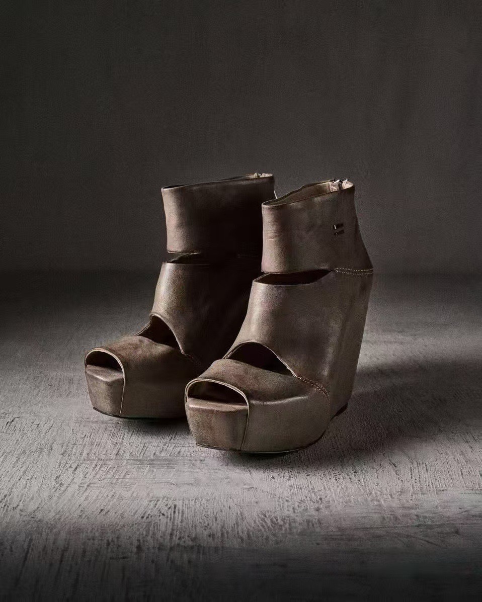 Summer New Women's Vintage Gre - Vintage Fashion Heels review and price