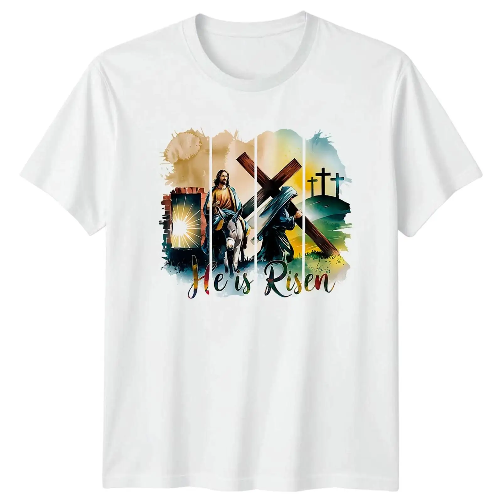 He Is Risen Christianity Relig - Vintage Fashion Herren review and price