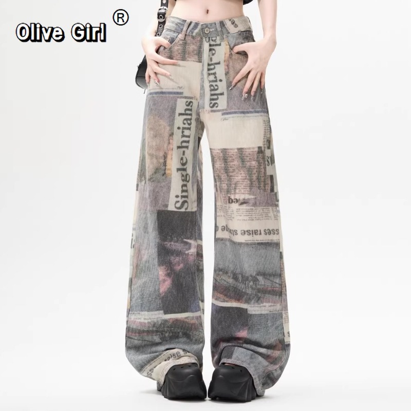 Olivegirl Women's Denim Pants  - Mom Jean High Rise review and price