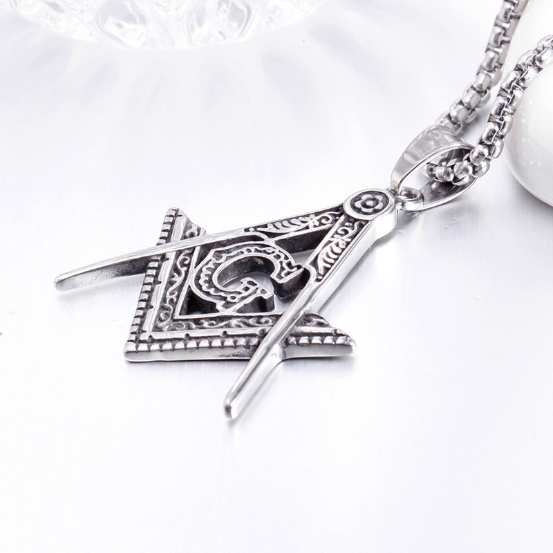 New Ag Freemasonry Pendant Nec - Vintage Fashion Stuff review and price