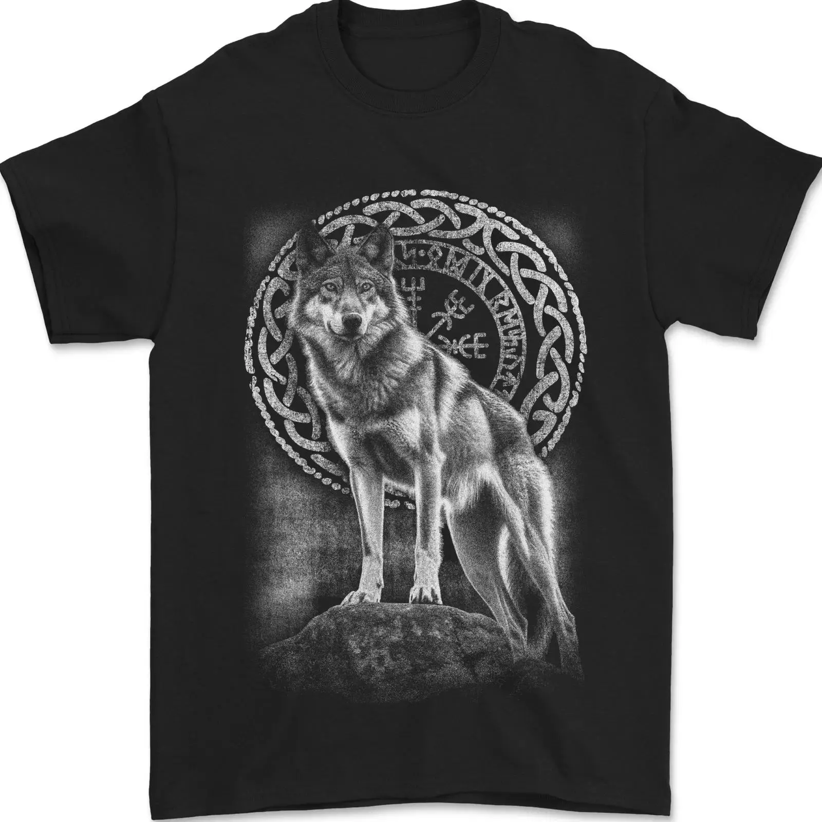Nordic Wolf Wikinger Herren T  - Vintage Fashion Herren review and price