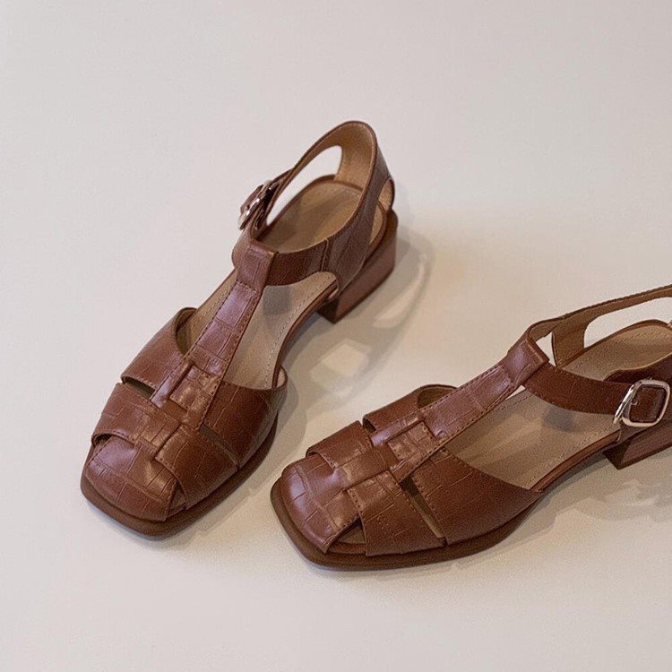 Women's Sandals Summer New Fas - Vintage Fashion Heels review and price