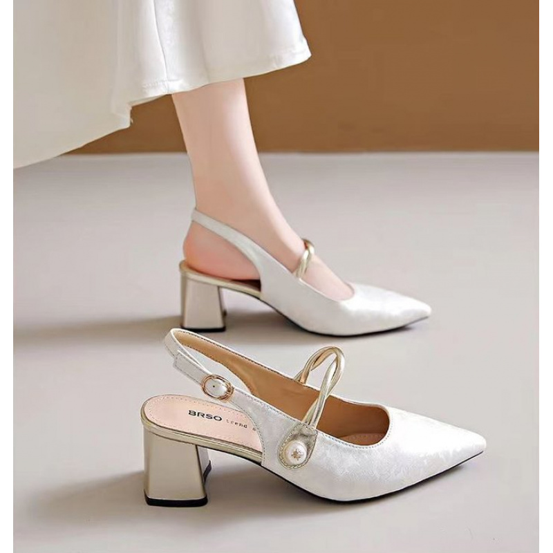 2026 Elegant Women Pointed Toe - Vintage Fashion Heels review and price
