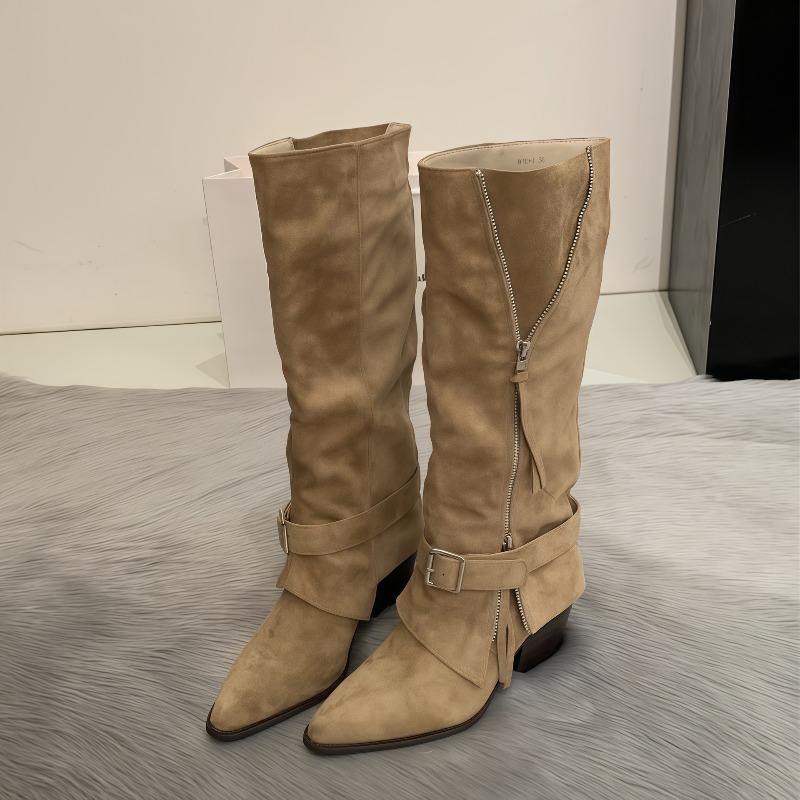 Women's Boots Vintage Suede Le - Vintage Fashion Heels review and price