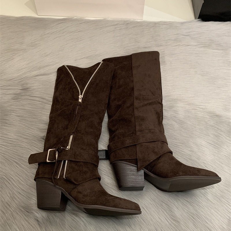 Women's Boots Vintage Suede Le - Vintage Fashion Heels review and price