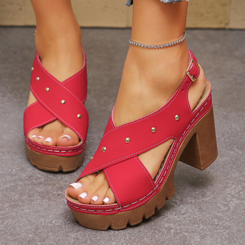 Vintage Super High Heel Cross  - Vintage Fashion Heels review and price